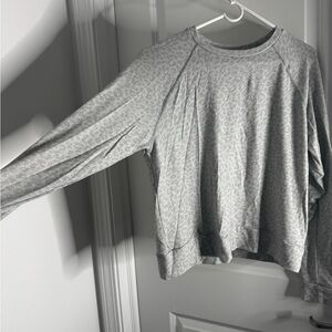 Beyond Yoga Heather Gray Long Sleeve Top